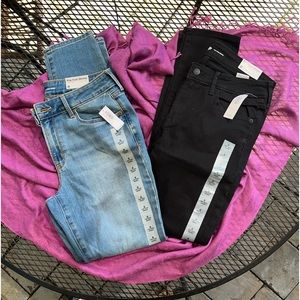 2 PAIR!! OLD NAVY POP ICON JEANS Size 8